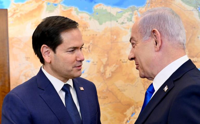 Israel bombardea Gaza: mientras alfombra roja de Netanyahu para Marco Rubio