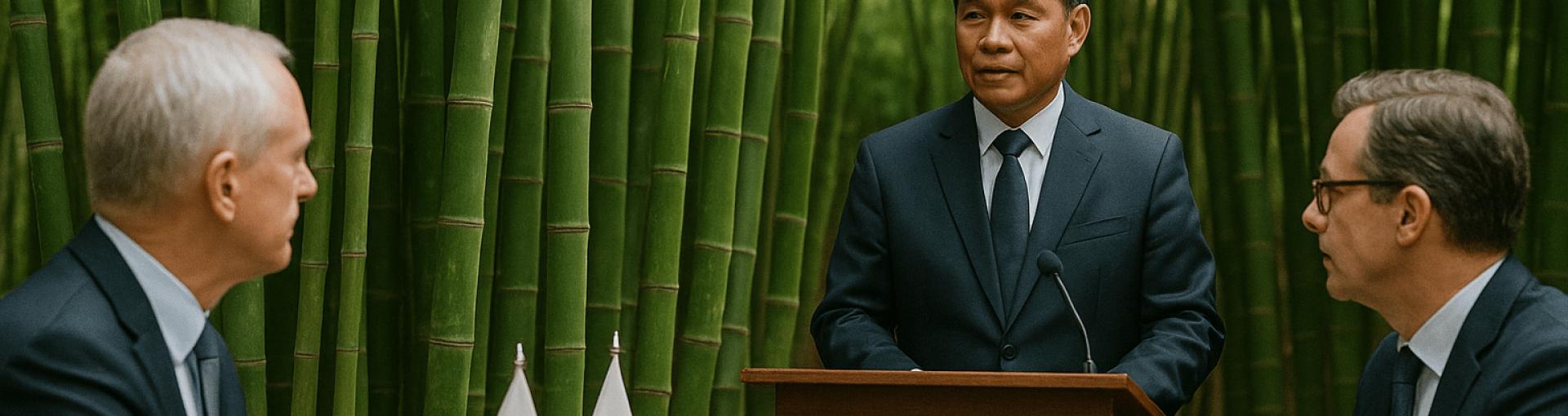 La Diplomacia del Bambú: Cómo las naciones pequeñas navegan entre gigantes