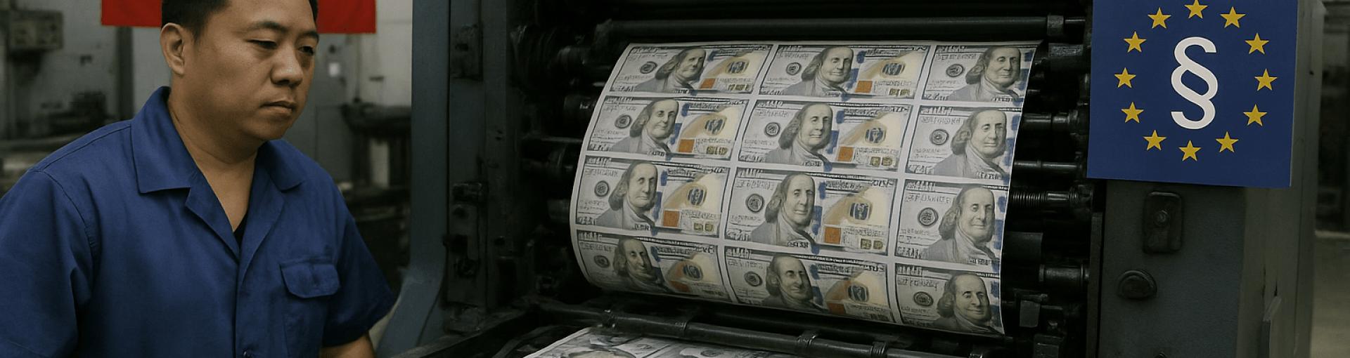 El mundo al revés: Asia fabrica la riqueza, EE.UU. la imprime y Europa la regula